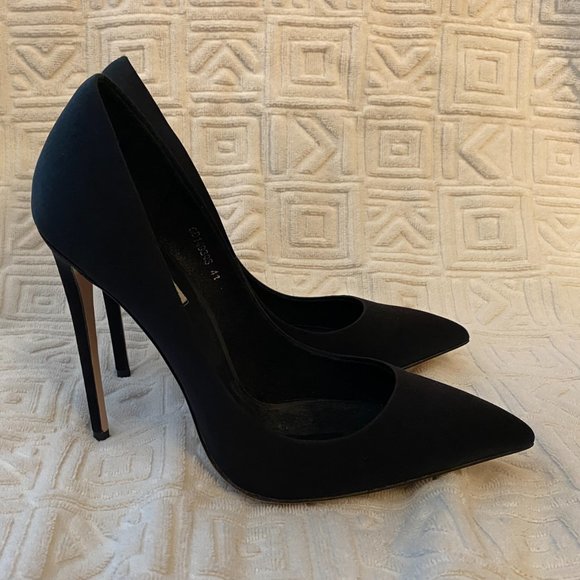 GIANNI RENZI BLACK PUMPS CD 1493QS. SIZE 41 EU - Picture 2 of 9